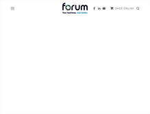 Tablet Screenshot of forumgroup.com.au